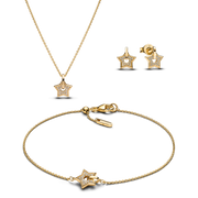 Lab-Grown Diamond Starry Jewelry Set