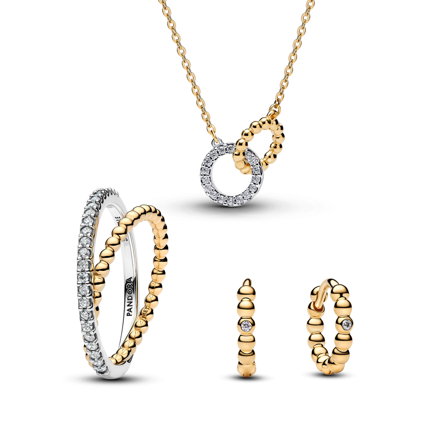 Crossover bead Jewelry Set