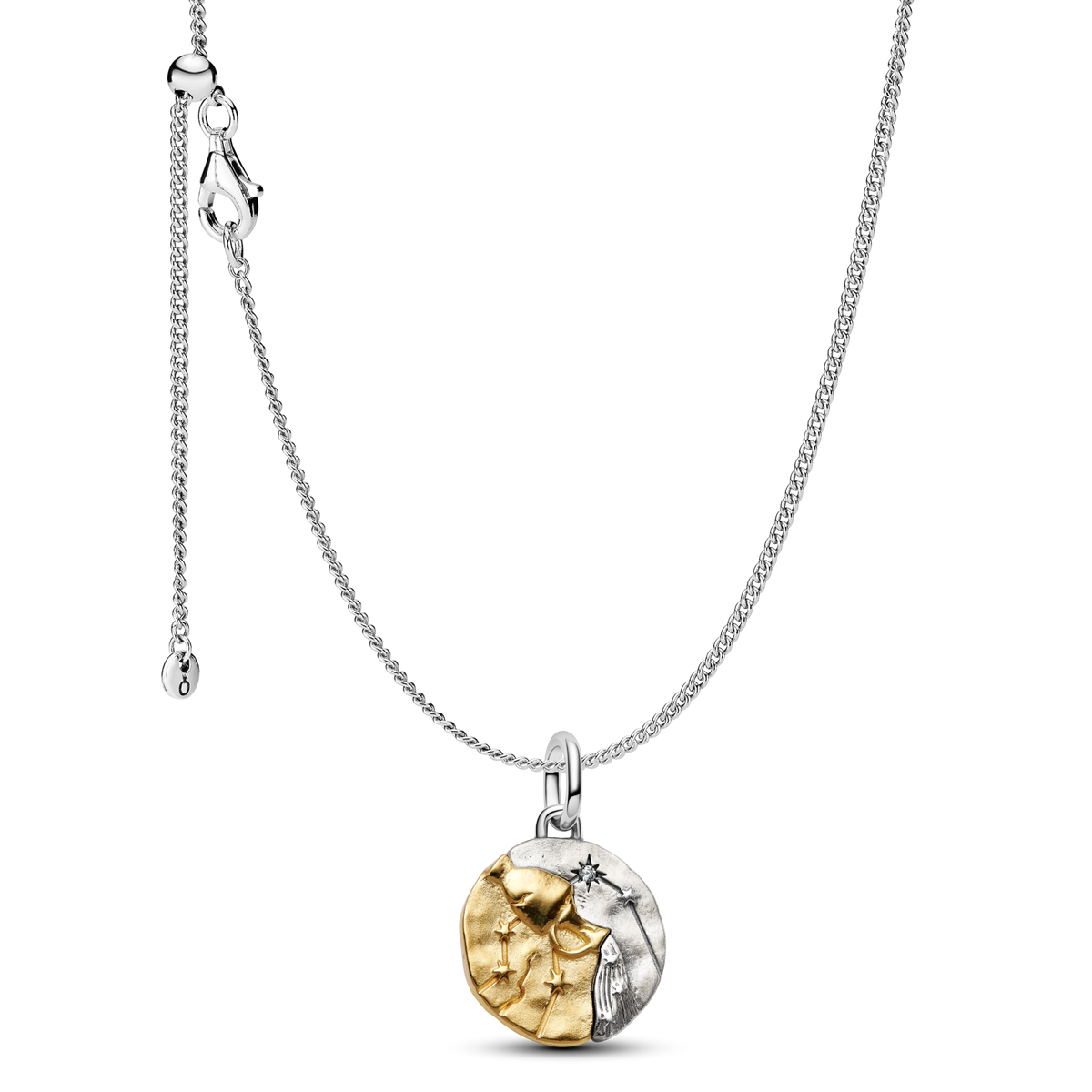 Aquarius Medallion  Charm Necklace Set