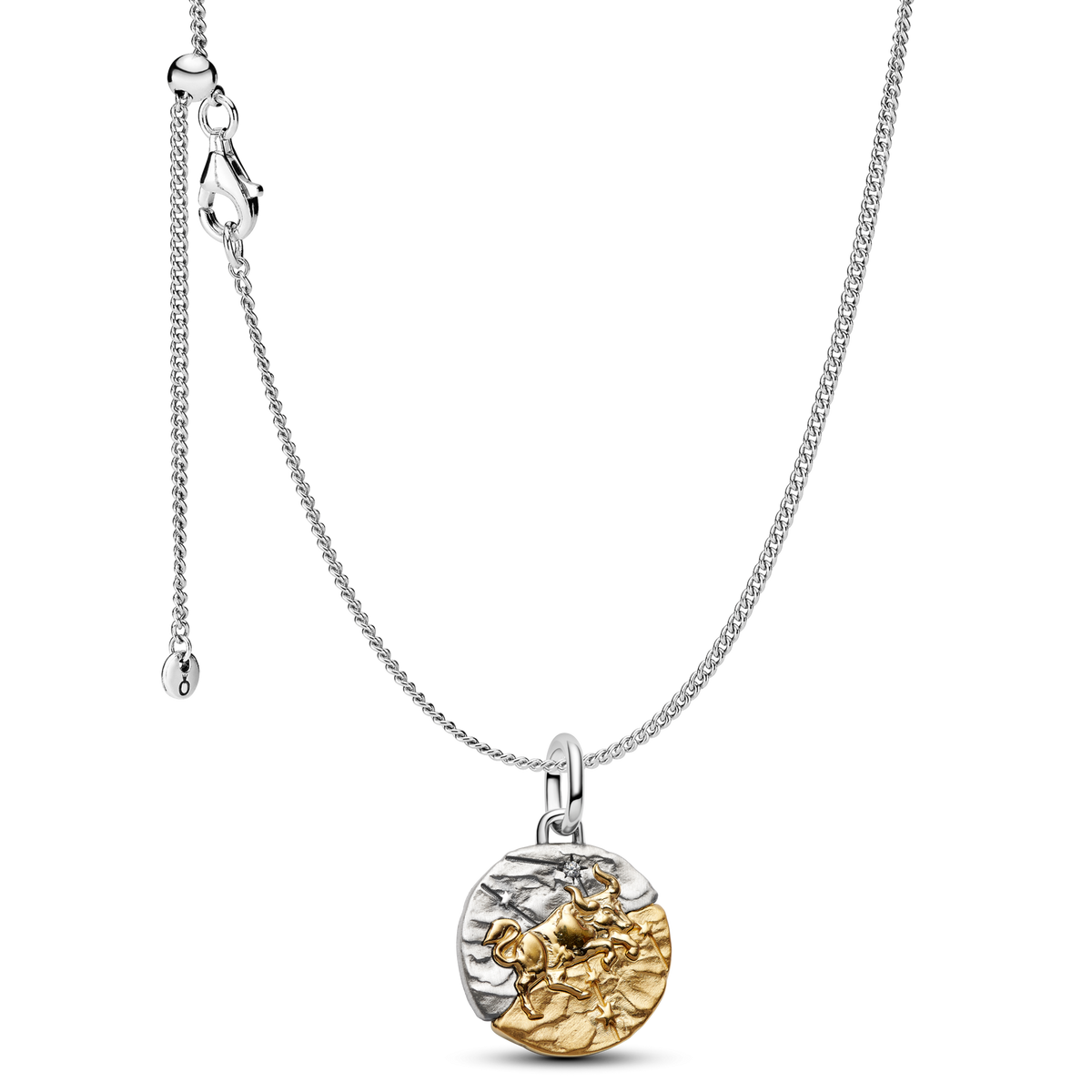Taurus Medallion  Charm Necklace Set