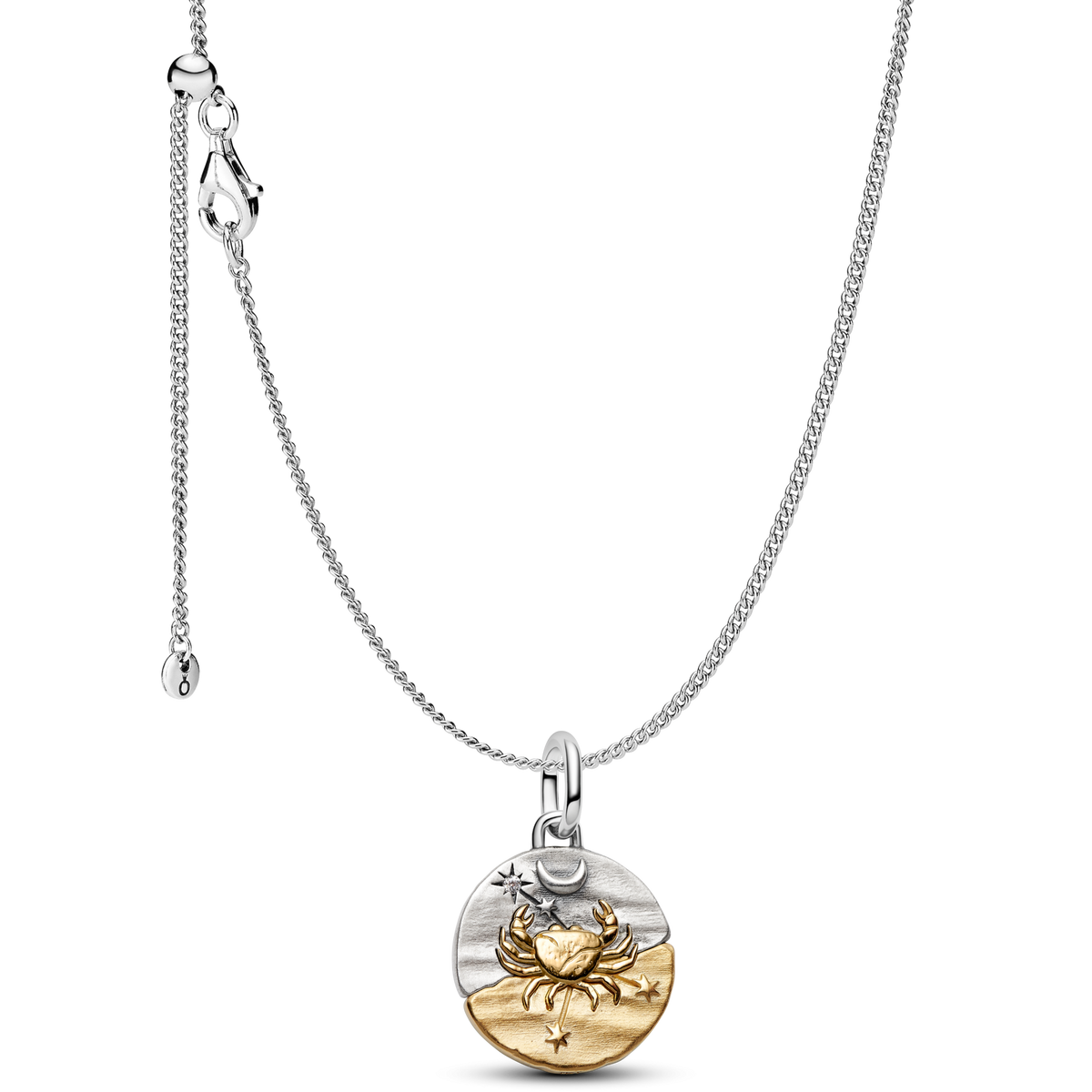 Cancer Medallion  Charm Necklace Set