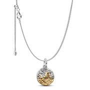 Leo Medallion  Charm Necklace Set