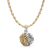 Virgo Medallion  Charm Necklace Set