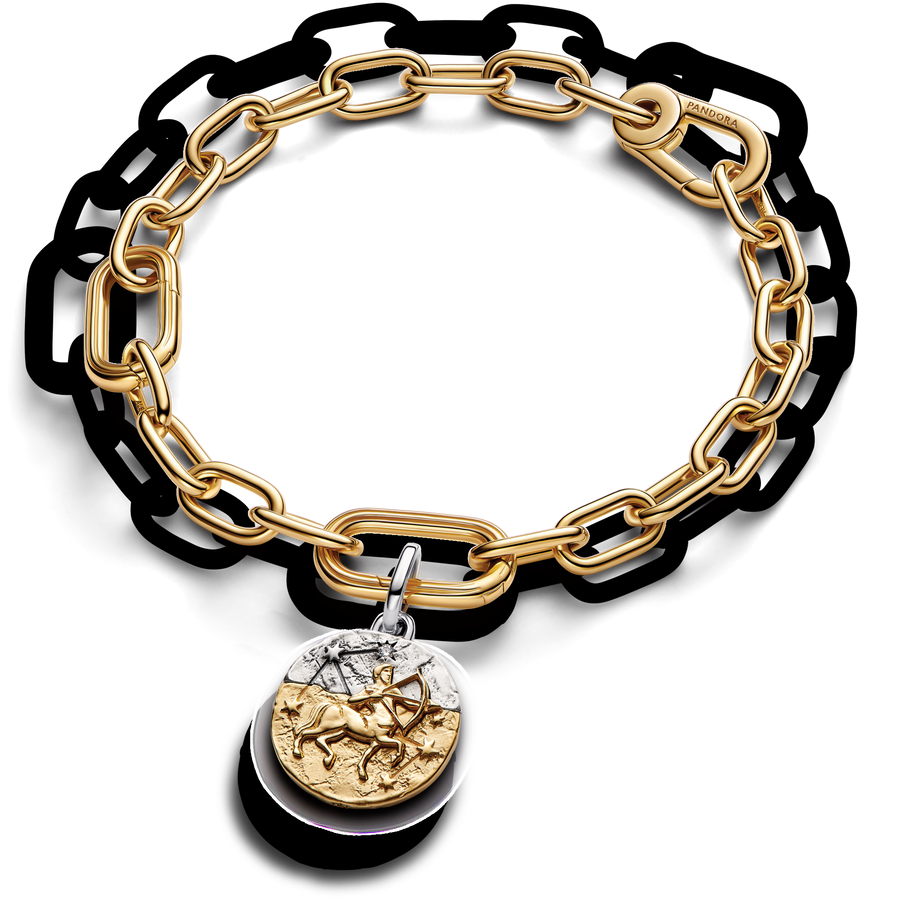 Sagittarius Medallion Charm Bracelet Set