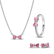 Sparkling Bow Jewelry Set