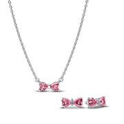 Wrapped In A Bow Necklace and Earring Set