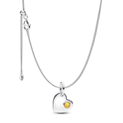 November Birthstone Heart Pendant Necklace