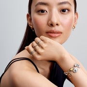 Row of Hearts Ring