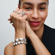 Row of Hearts Ring