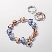 Row of Hearts Ring